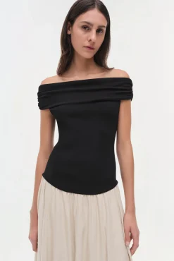 Women Simkhai Adaline Knit Linen Midi Dress