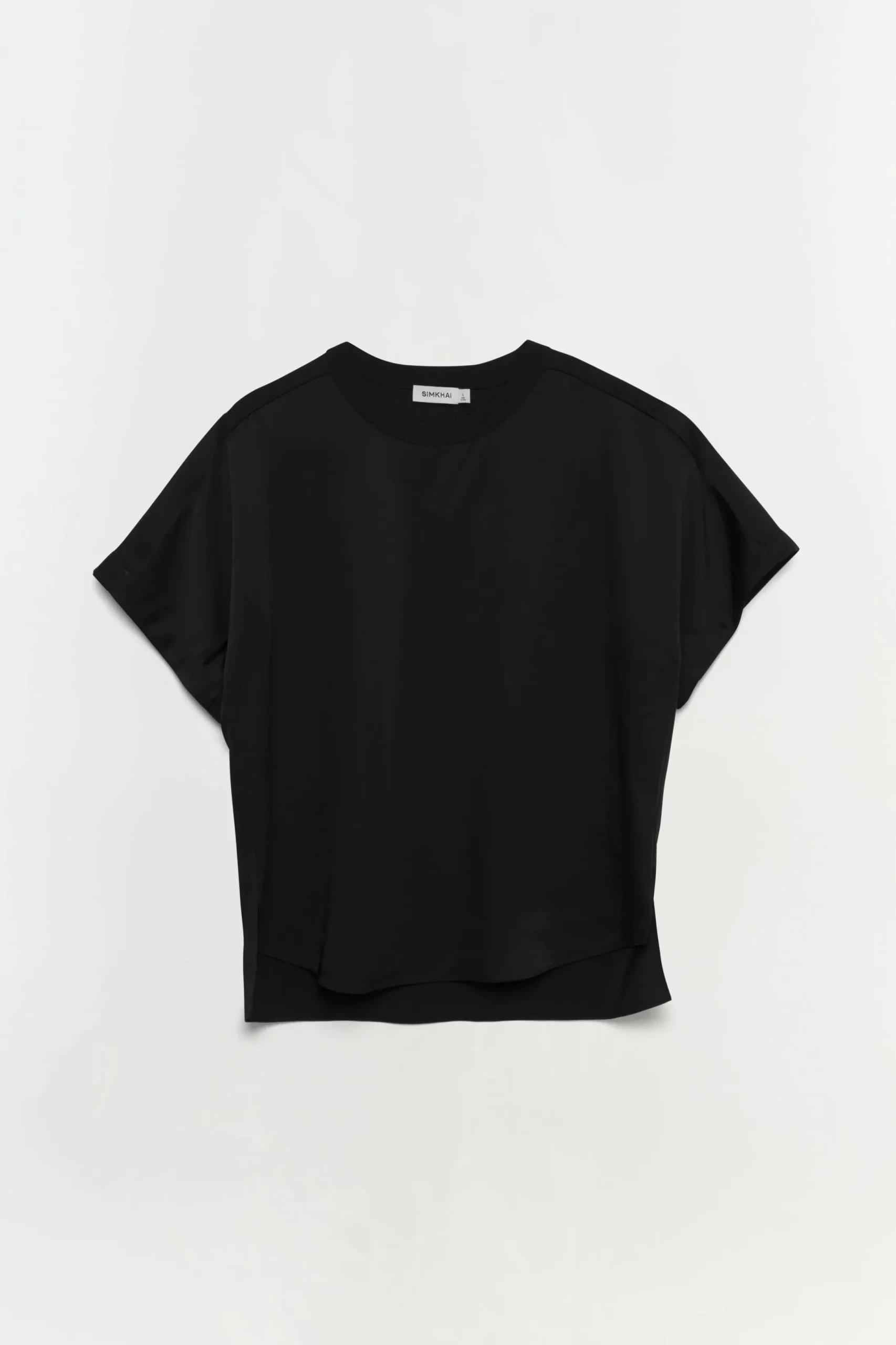 Women Simkhai Addy Satin T-Shirt