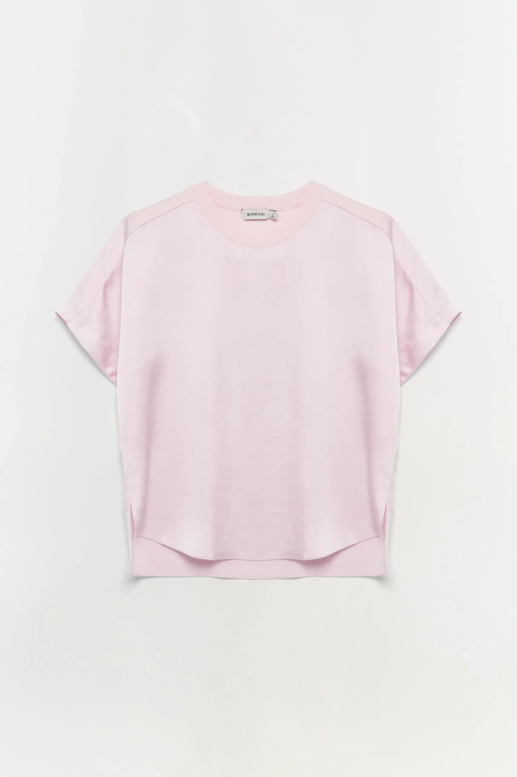 Women Simkhai Addy Satin T-Shirt