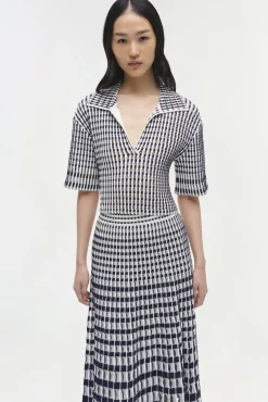 Women Simkhai Adley Knit Polo