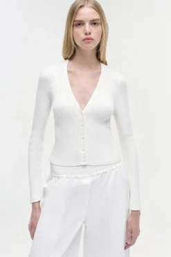 Women Simkhai Ailany Rib Knit Cardigan