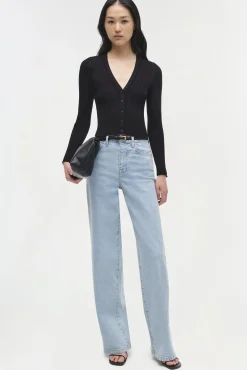 Women Simkhai Ailany Rib Knit Cardigan