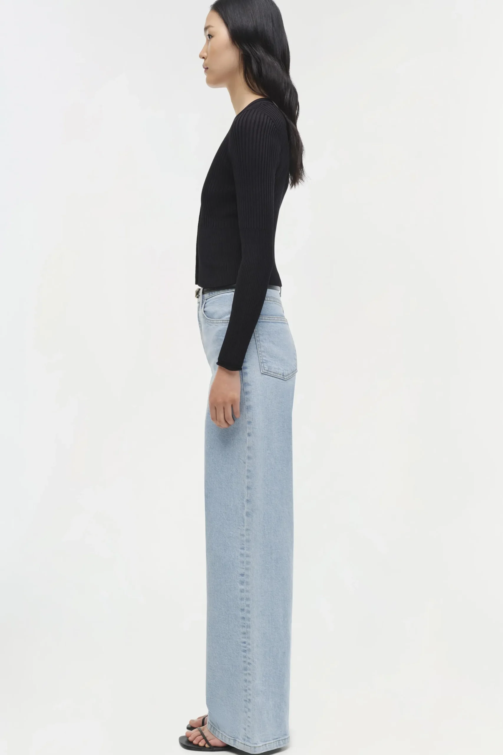Women Simkhai Ailany Rib Knit Cardigan