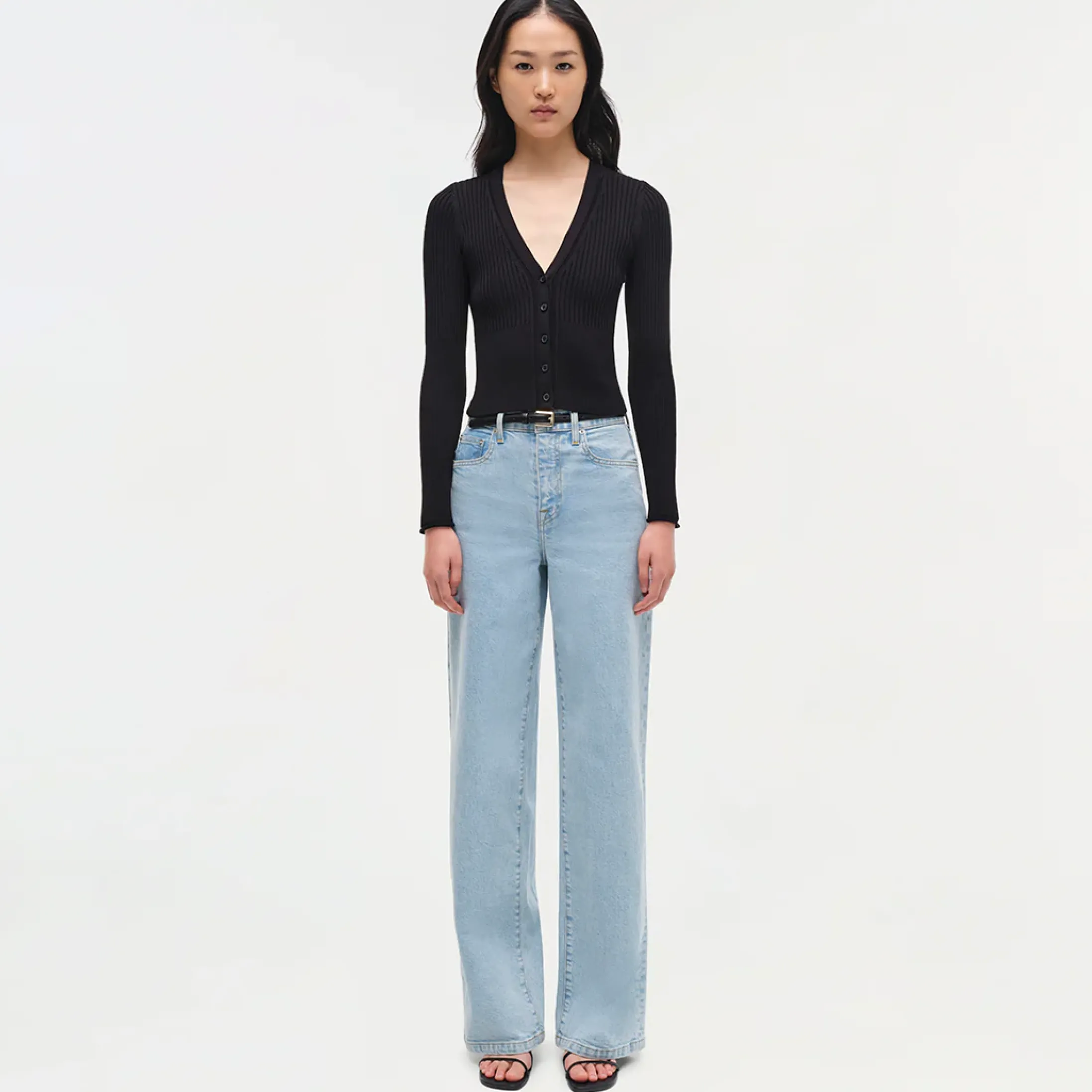 Women Simkhai Ailany Rib Knit Cardigan