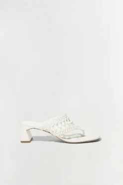 Simkhai Alia Woven Block Heel Sandal