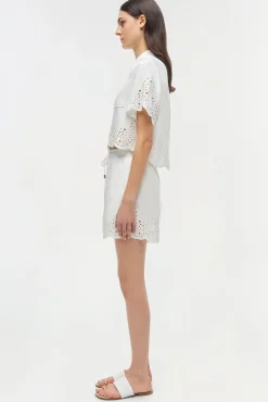 Women Simkhai Amelie Embroidered Short