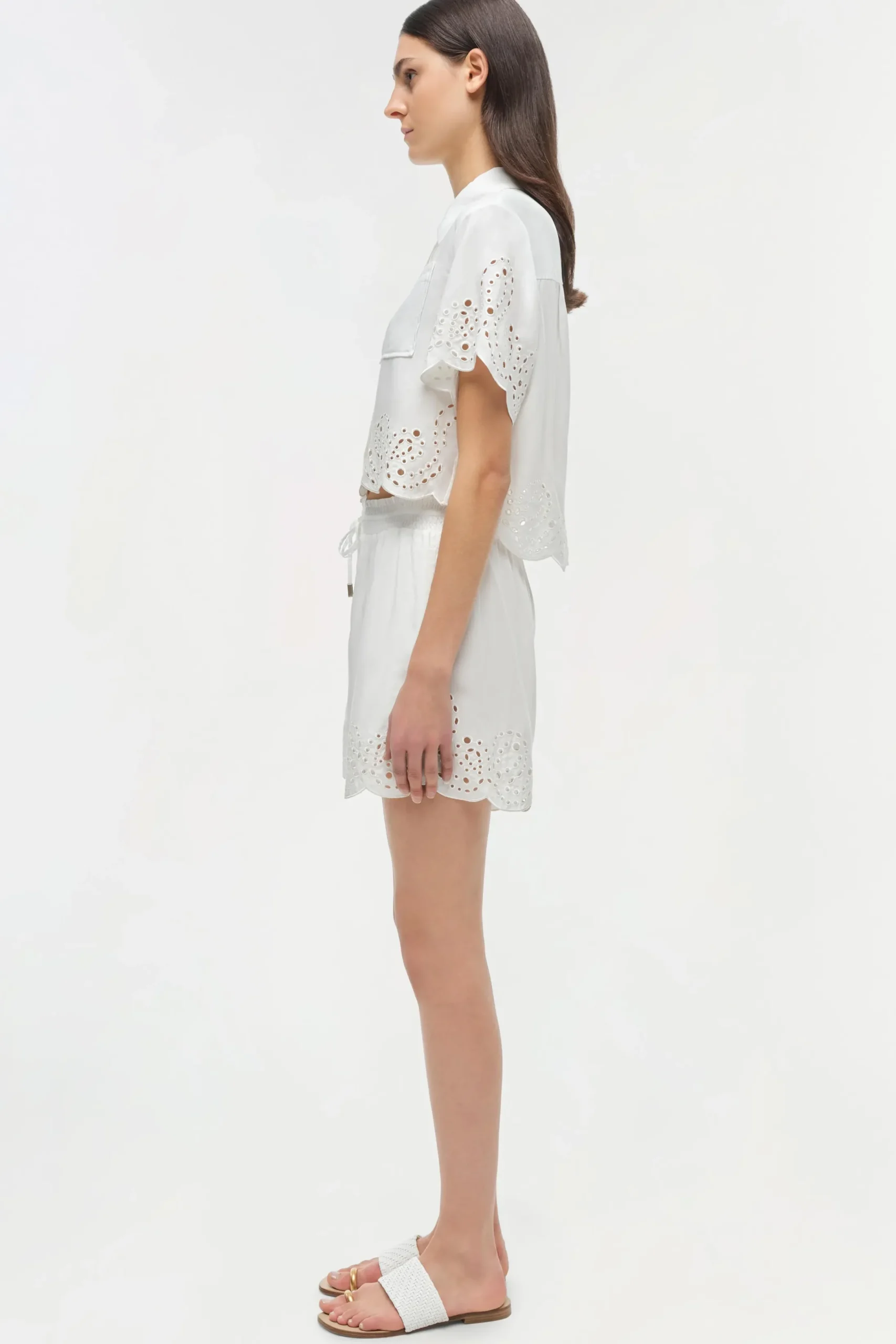 Women Simkhai Amelie Embroidered Short