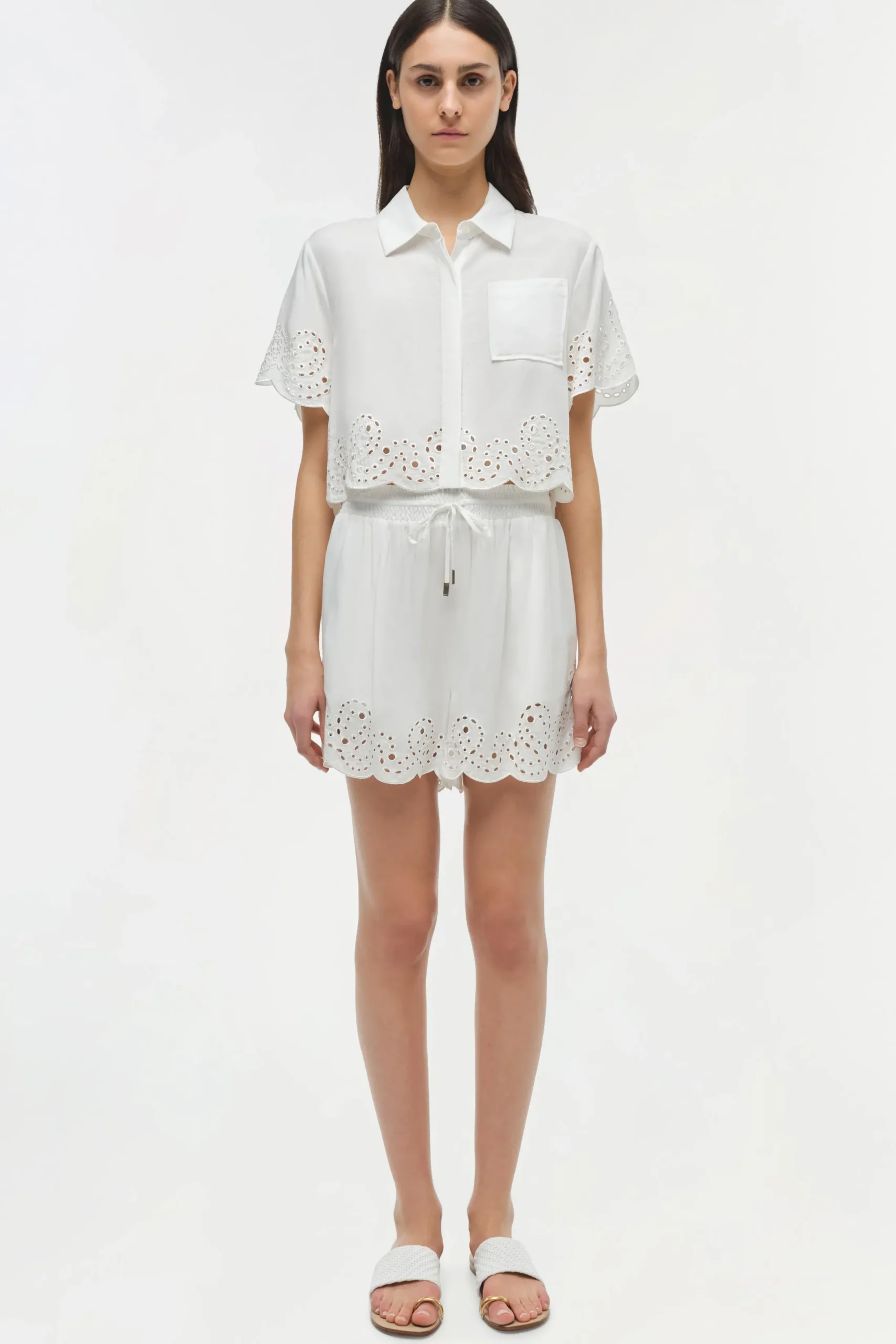 Women Simkhai Amelie Embroidered Short