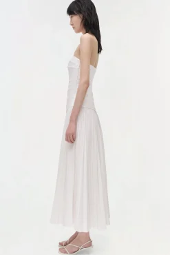 Women Simkhai Arie Strapless Cotton Midi Dress