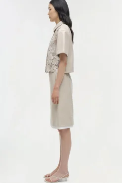 Women Simkhai Aubria Midi Skirt