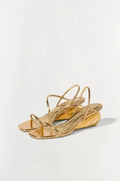 Simkhai Bridget Shell Wedge Sandal