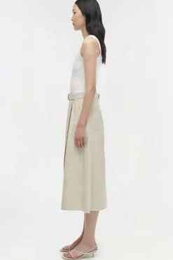 Women Simkhai Camden Knit Linen Midi Dress