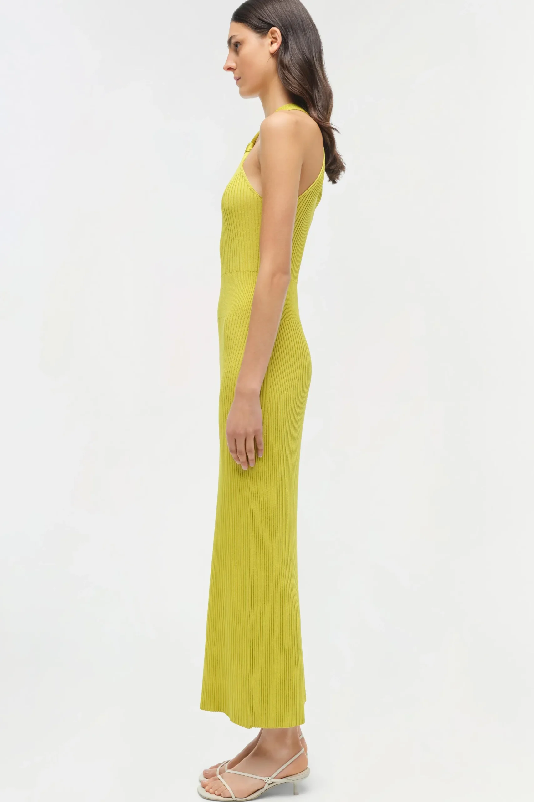 Women Simkhai Celaena Rib Knit Midi Dress