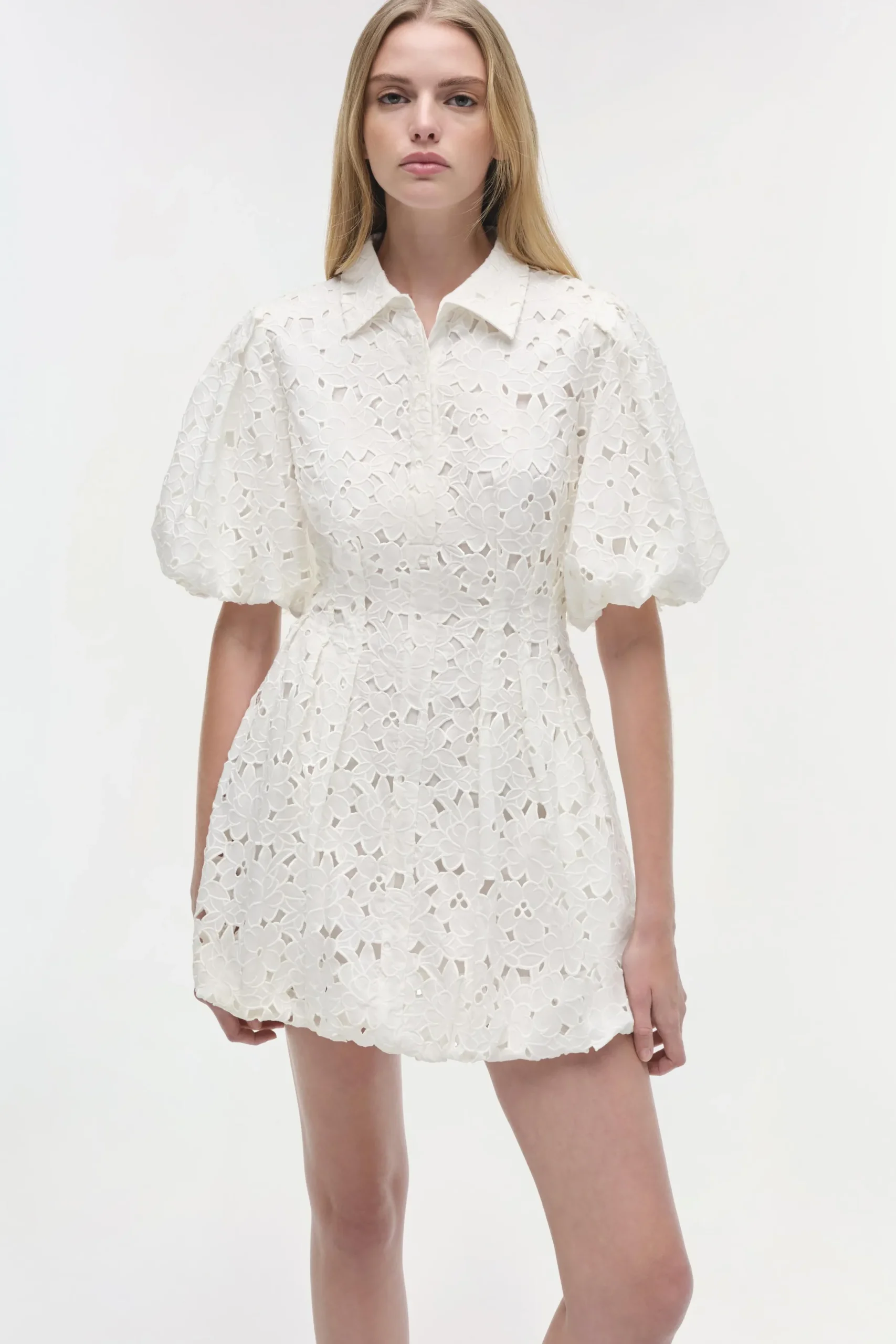 Women Simkhai Cleo Embroidered Mini Dress