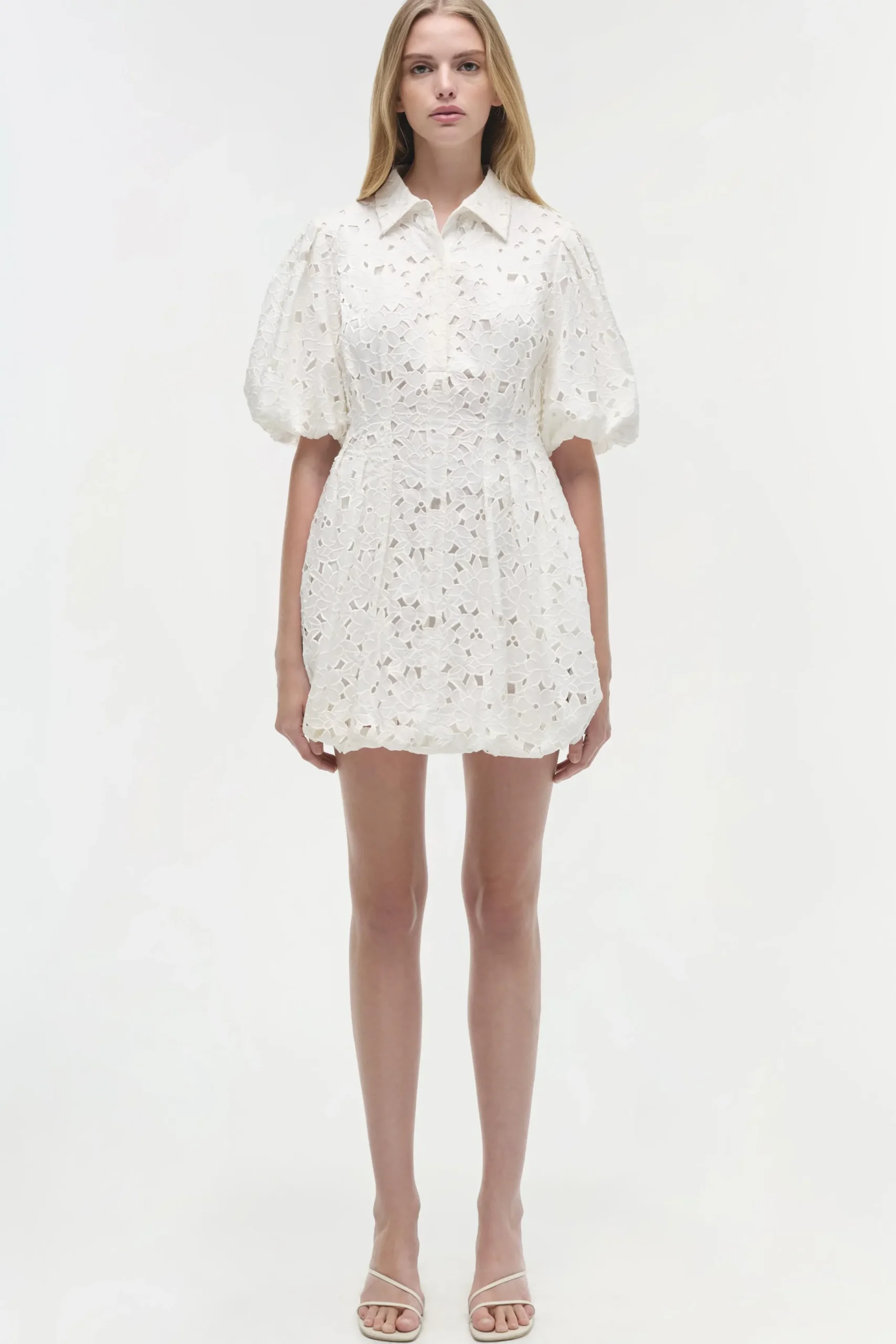 Women Simkhai Cleo Embroidered Mini Dress