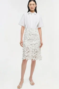 Women Simkhai Colette Applique Midi Dress