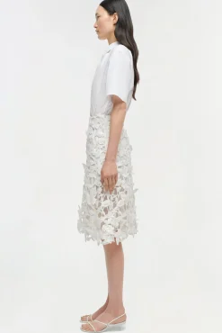 Women Simkhai Colette Applique Midi Dress