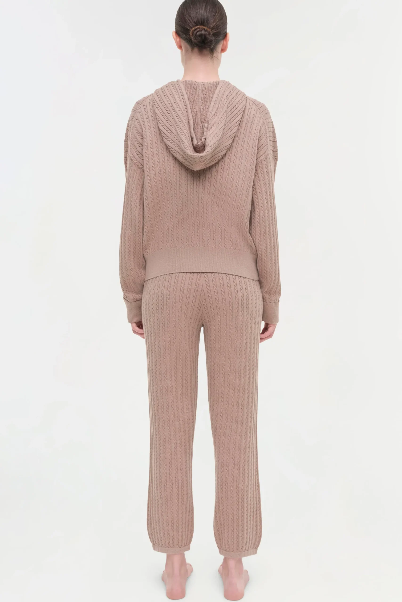 Women Simkhai Cotton Cashmere Cable Hoodie
