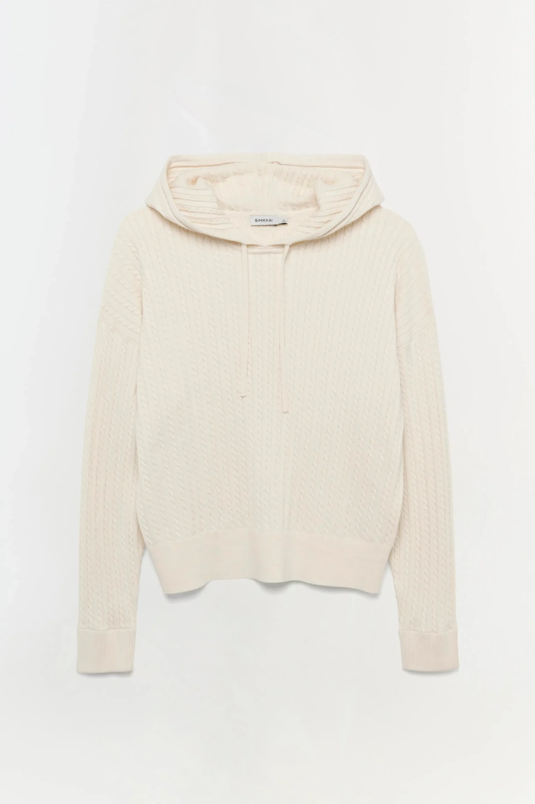 Women Simkhai Cotton Cashmere Cable Hoodie