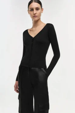 Women Simkhai Darlene Silk Cashmere Cardigan