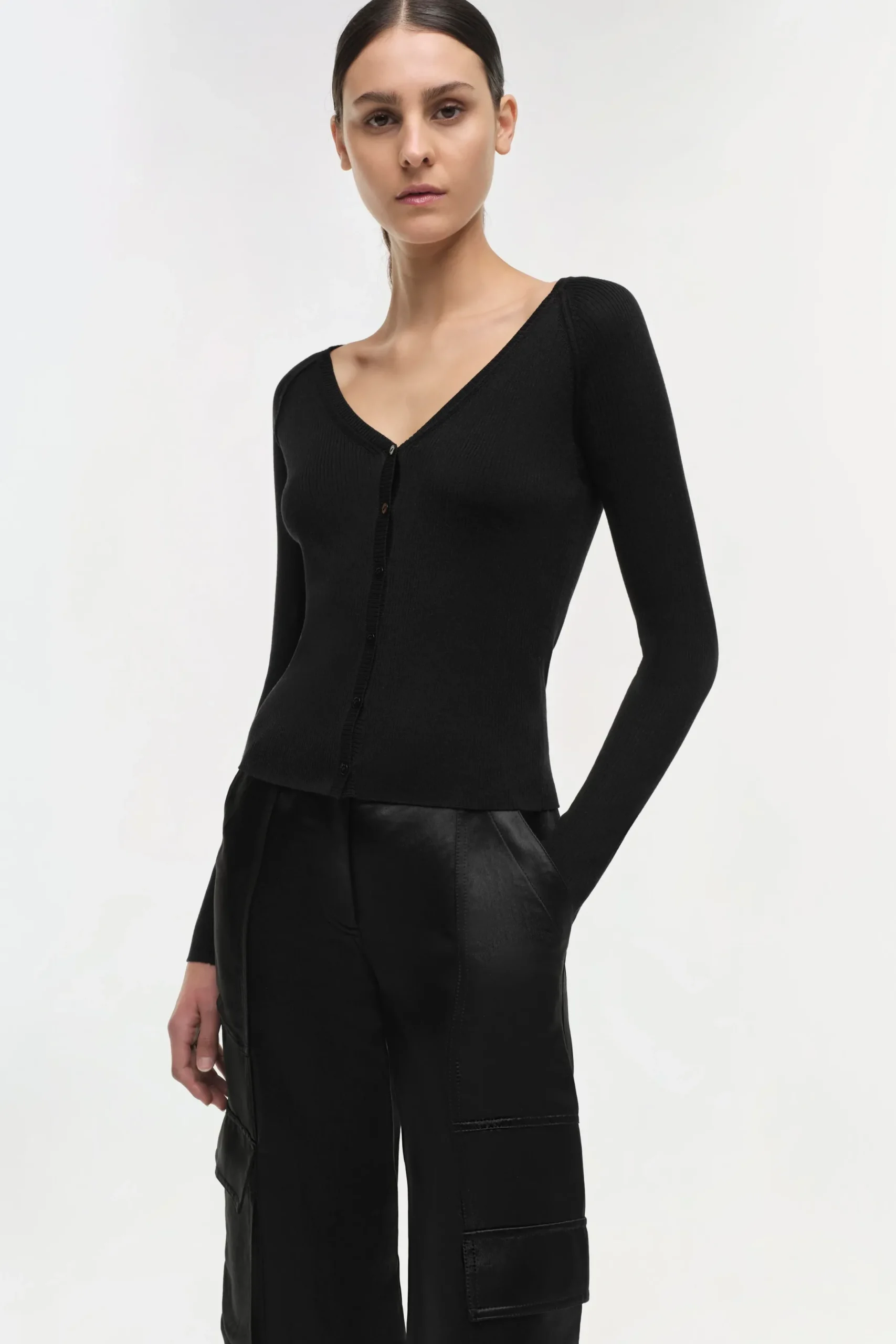 Women Simkhai Darlene Silk Cashmere Cardigan
