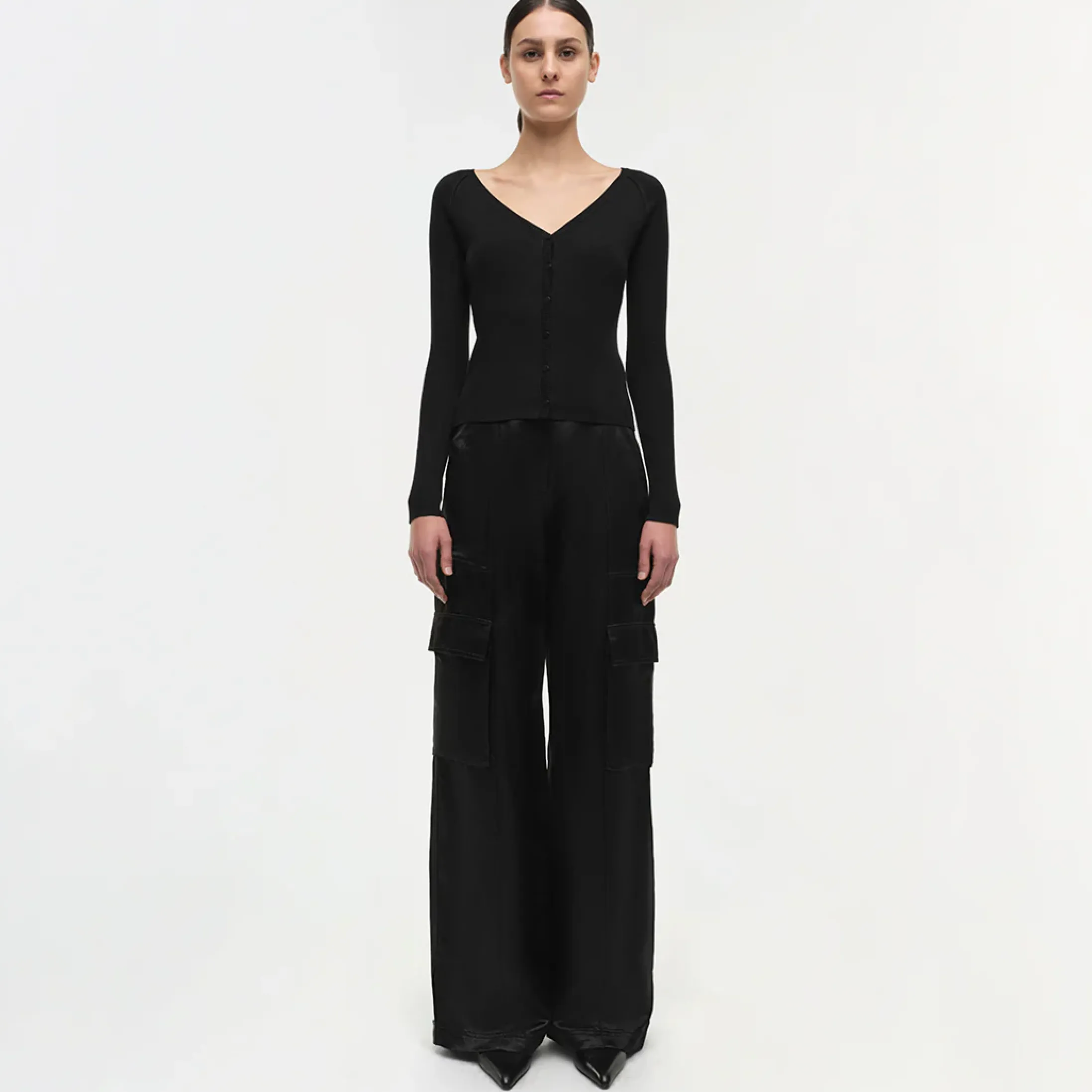 Women Simkhai Darlene Silk Cashmere Cardigan