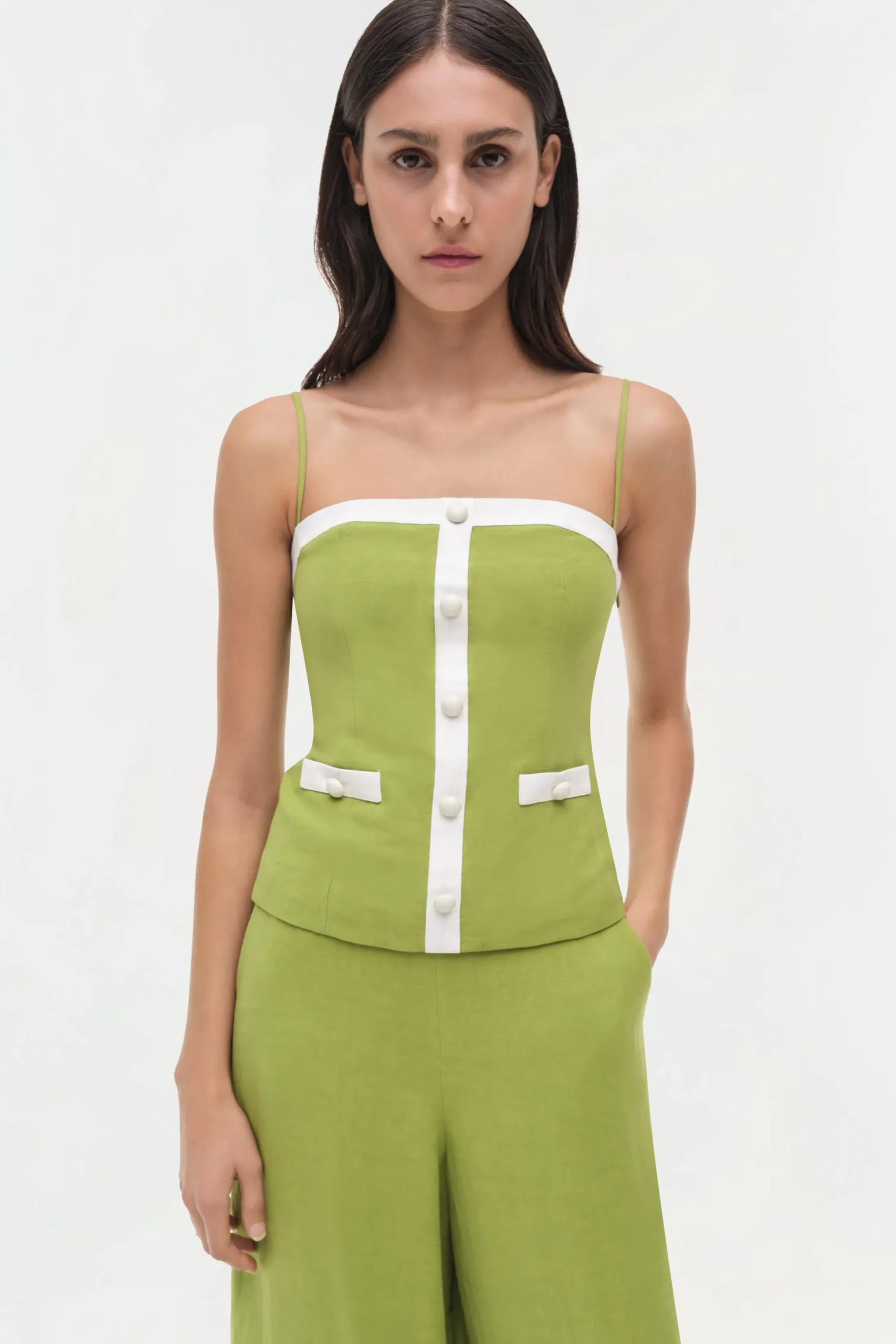 Women Simkhai Eleanor Button Down Cami