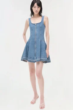 Women Simkhai Eleodra Denim Mini Dress