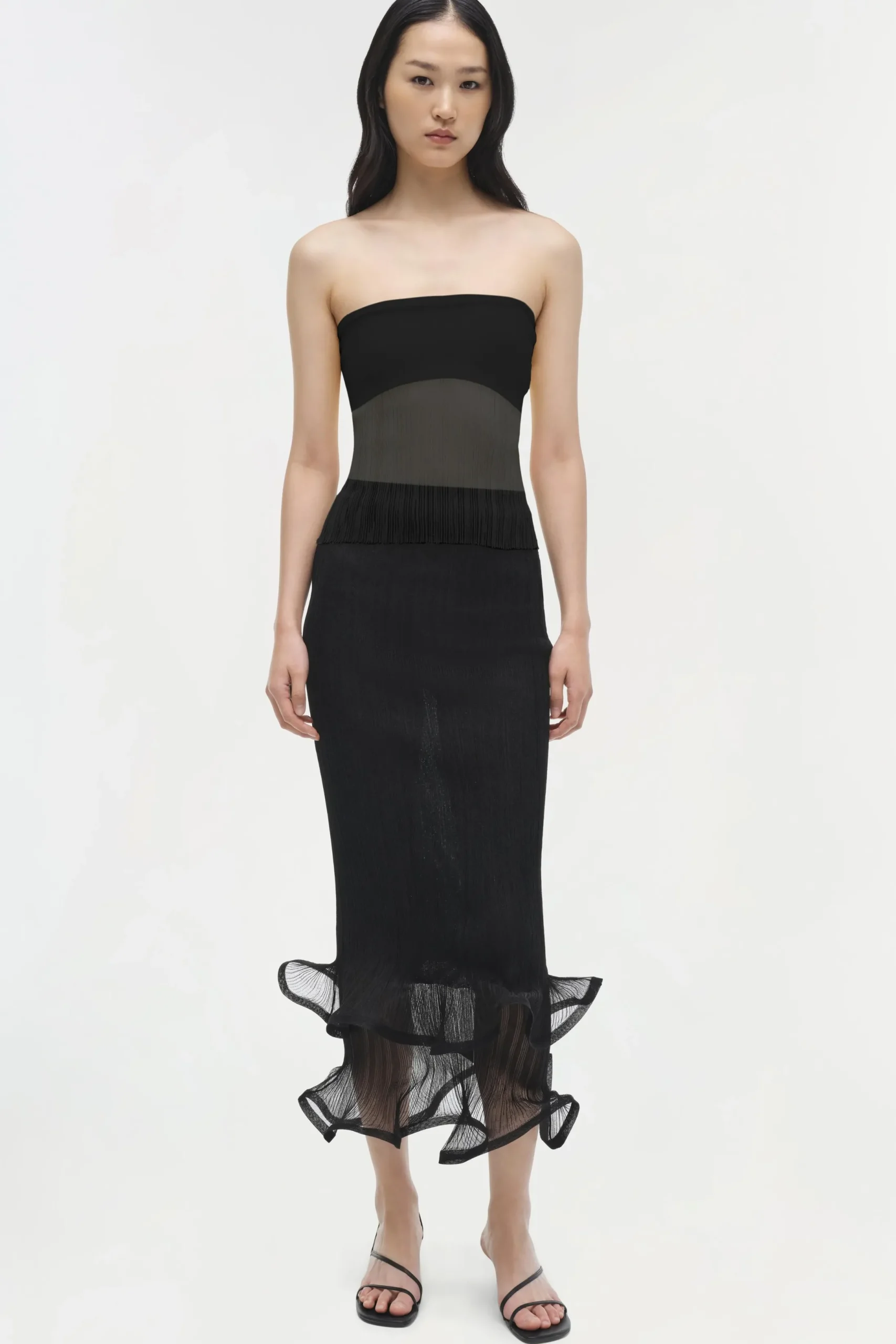 Women Simkhai Emberly Strapless Plisse Top