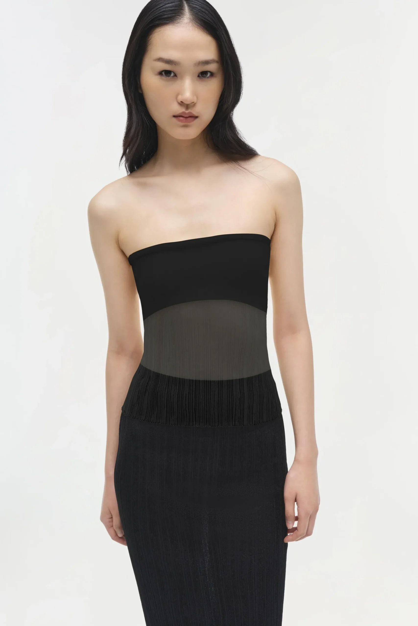 Women Simkhai Emberly Strapless Plisse Top