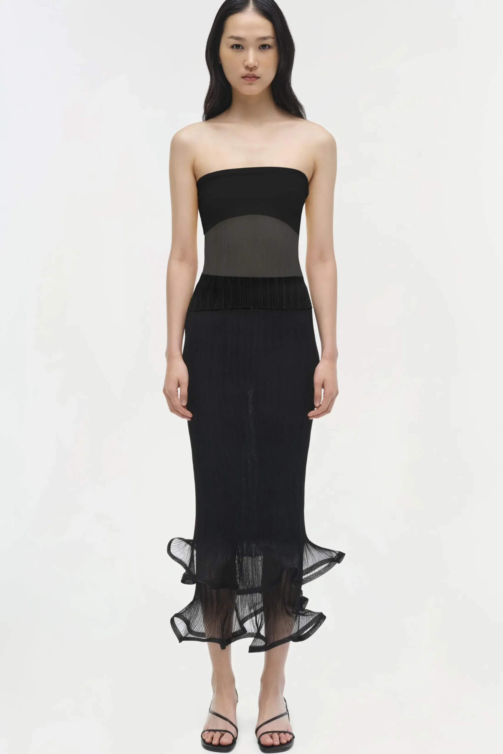 Women Simkhai Emberly Strapless Plisse Top