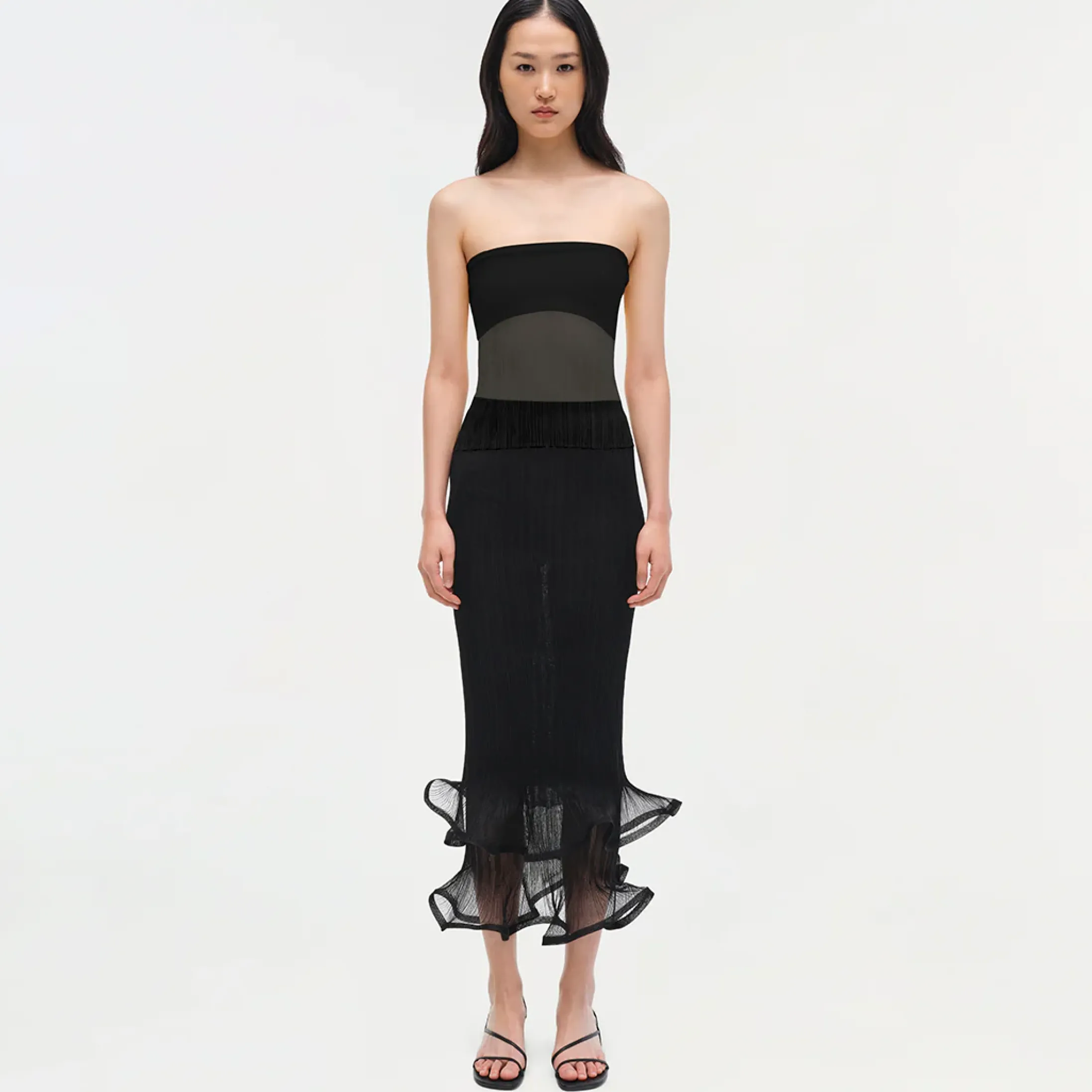 Women Simkhai Emberly Strapless Plisse Top