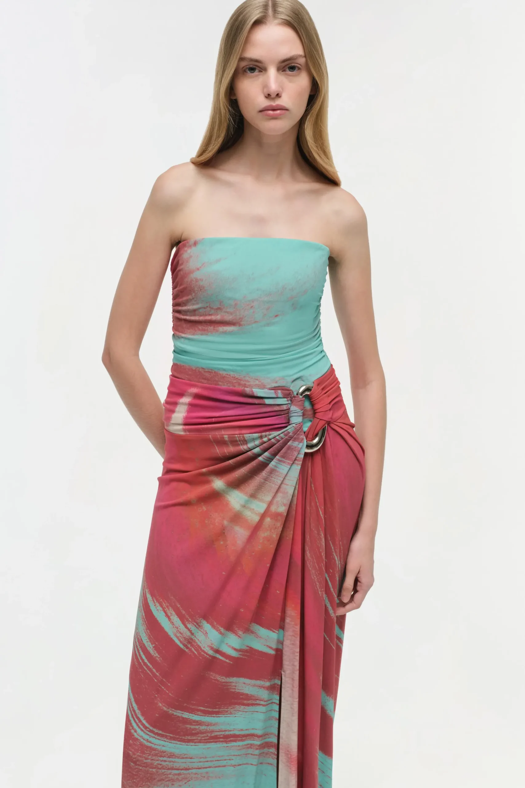 Women Simkhai Emma Strapless Jersey Gown