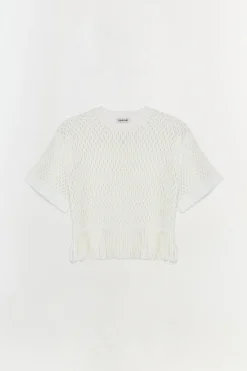 Women Simkhai Enzo Lattice Knit Top