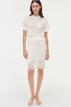Women Simkhai Enzo Lattice Knit Top