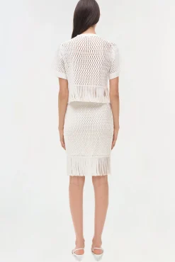 Women Simkhai Enzo Lattice Knit Top