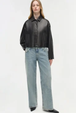 Women Simkhai Everli Leather Jacket