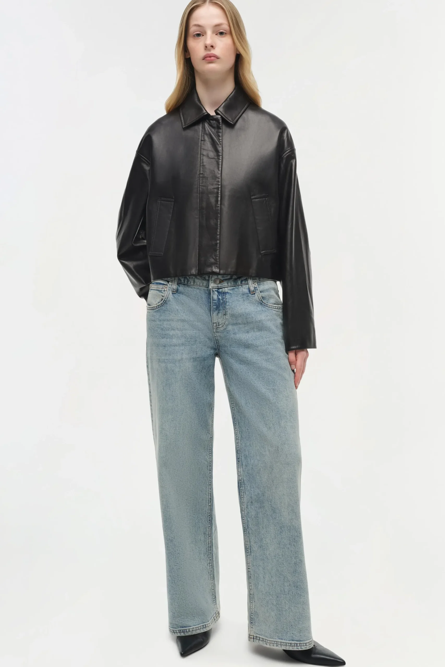 Women Simkhai Everli Leather Jacket
