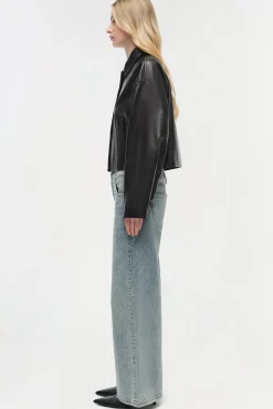 Women Simkhai Everli Leather Jacket