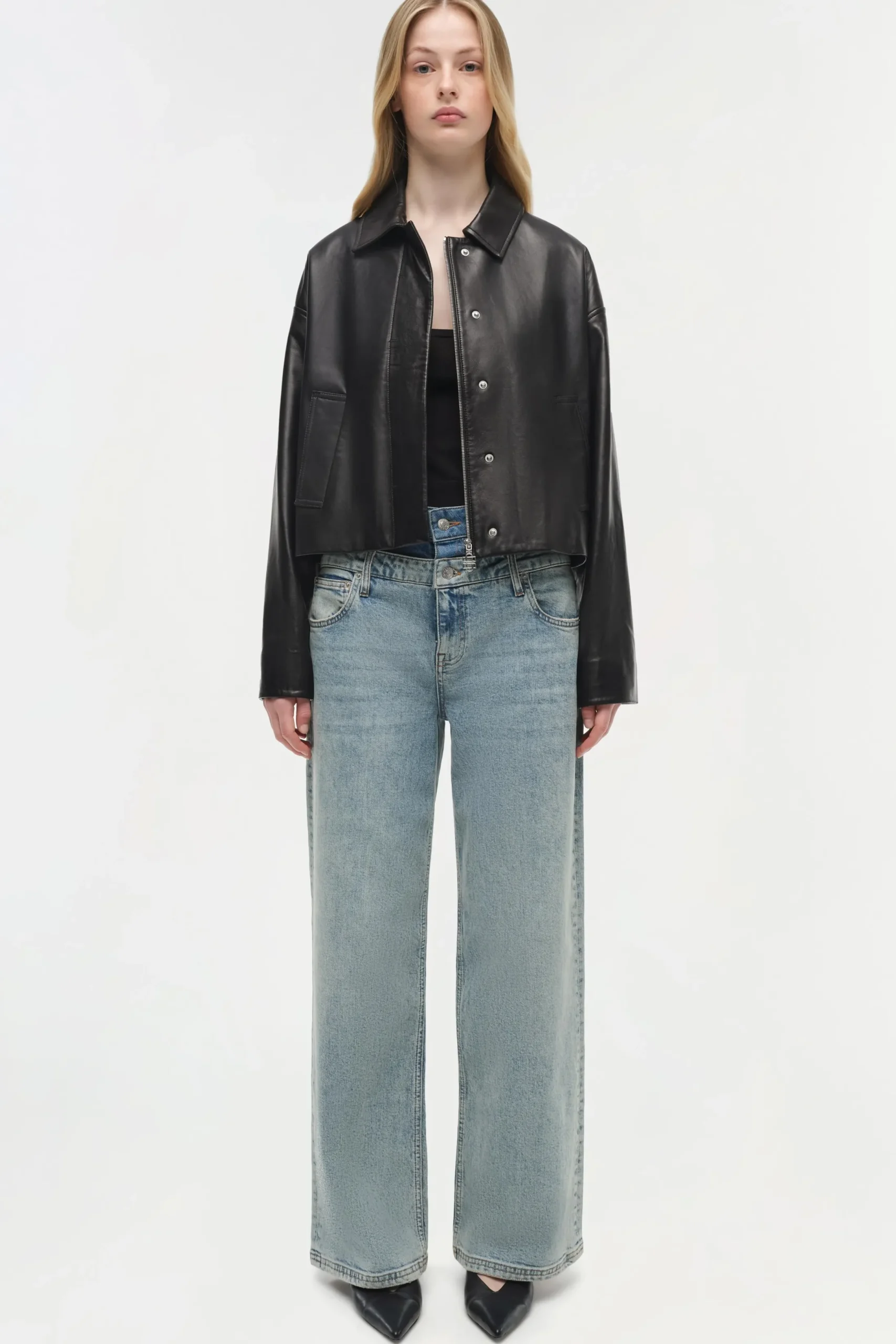Women Simkhai Everli Leather Jacket