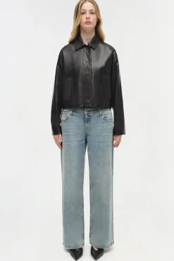 Women Simkhai Everli Leather Jacket