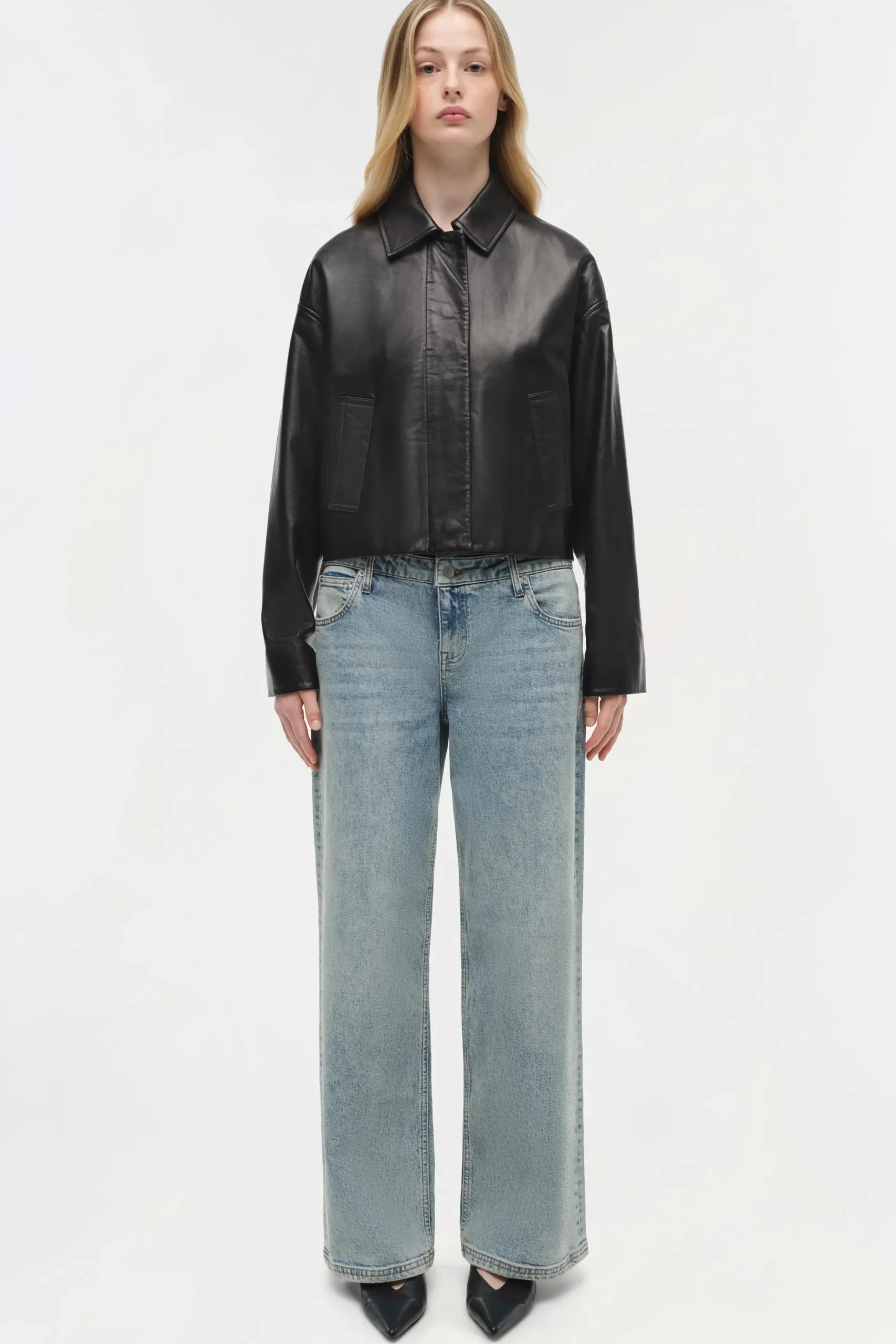 Women Simkhai Everli Leather Jacket