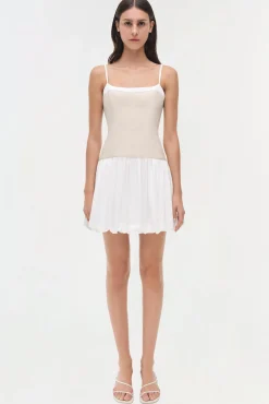 Women Simkhai Fifi Cotton Linen Mini Dress