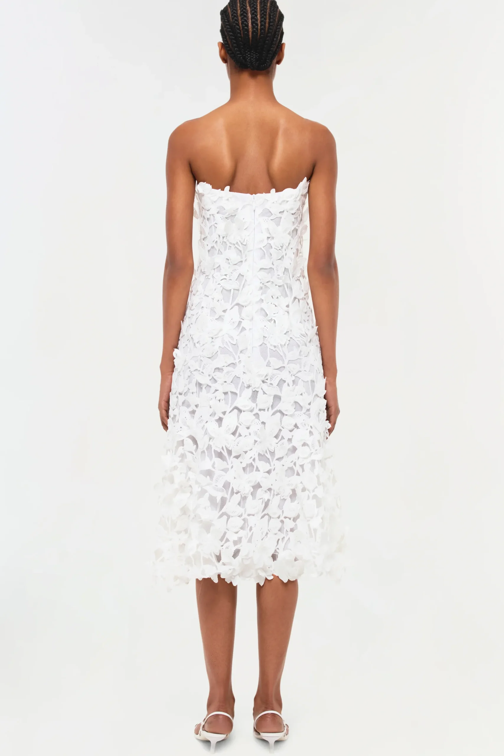 Women Simkhai Fleurella Applique Midi Dress