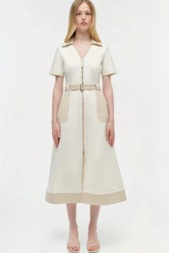 Women Simkhai Hanover Cotton Midi Dress
