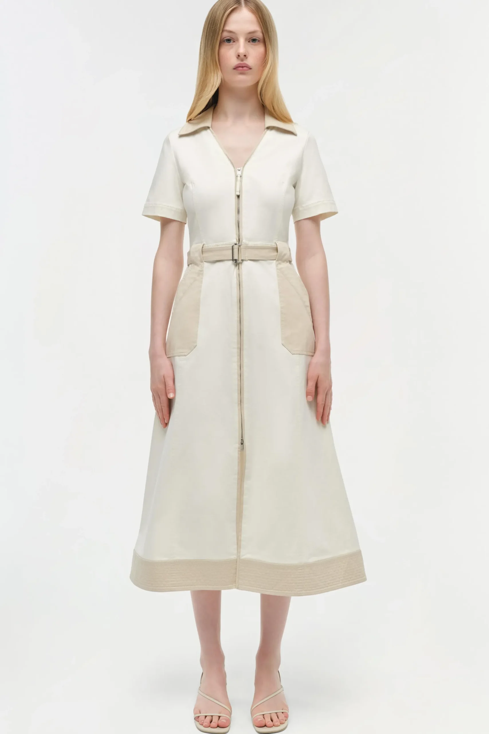 Women Simkhai Hanover Cotton Midi Dress