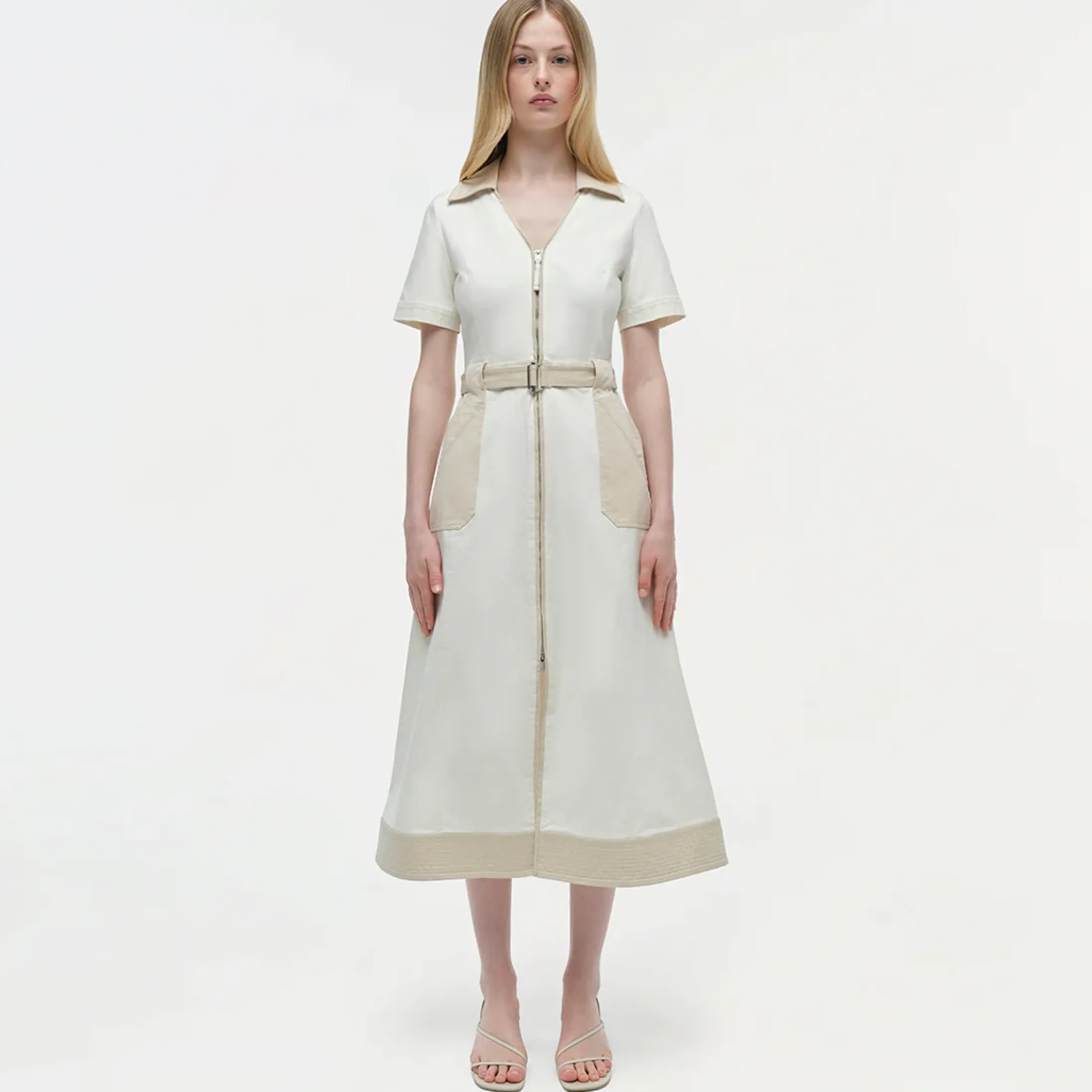 Women Simkhai Hanover Cotton Midi Dress