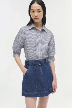 Women Simkhai Harlowe Denim Mini Dress