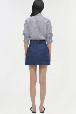 Women Simkhai Harlowe Denim Mini Dress