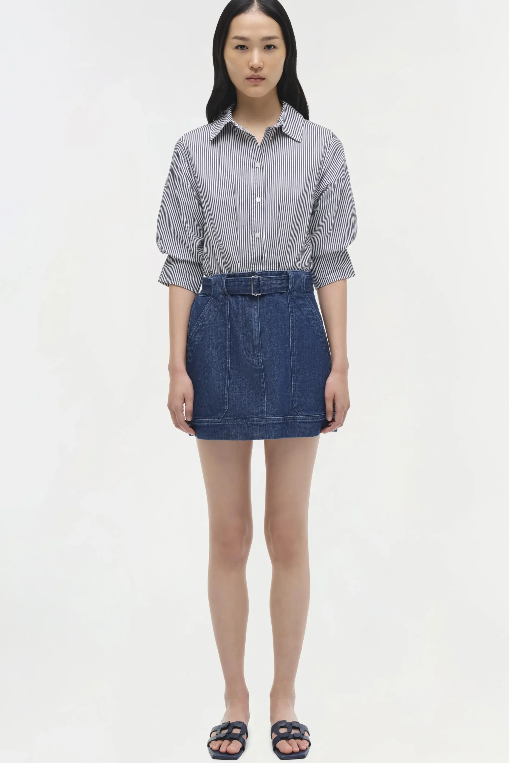 Women Simkhai Harlowe Denim Mini Dress